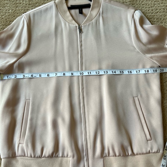 BCBG Max Azria Sammy Satin Bomber Jacket - Picture 10 of 15